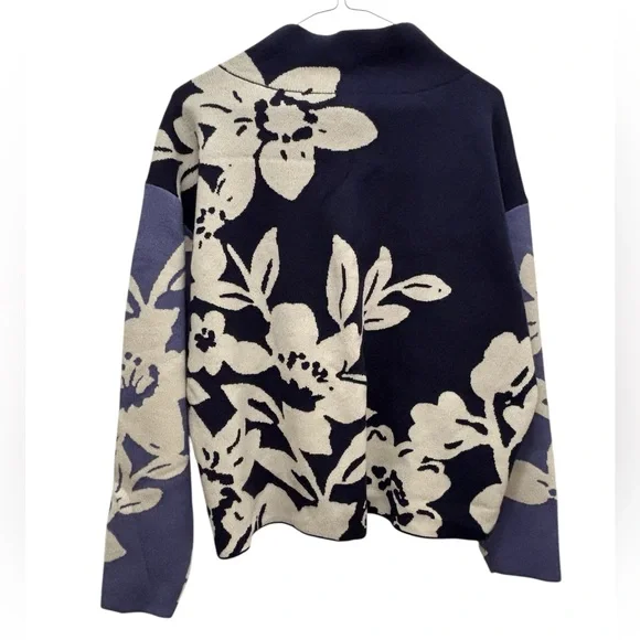 Maeve Carys Floral Mockneck Sweater NWT - Picture 3 of 7